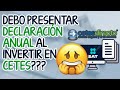 ¿Debo presentar declaración anual de impuestos al invertir en CETES? - #SAT