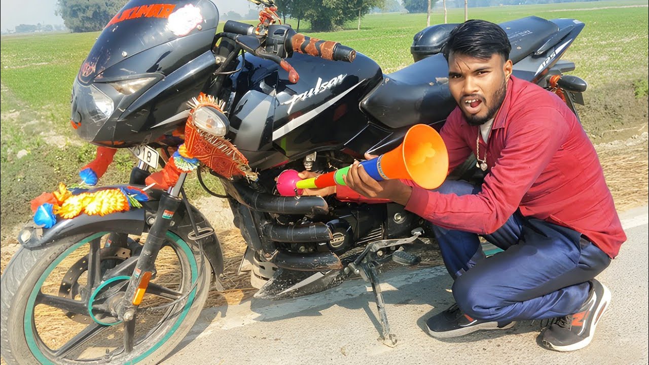 Bhopu Horn vs Bike Horn | Bike Horn Saund Change Any Normal Bike 