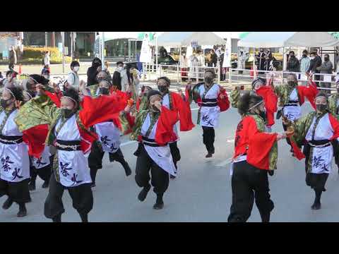「 極津 」四日市よさこい プレイベント2021【駅前パレード(2回目)】