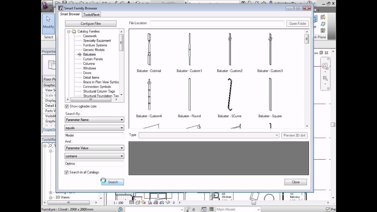 Tools4Revit Smart Browser - General