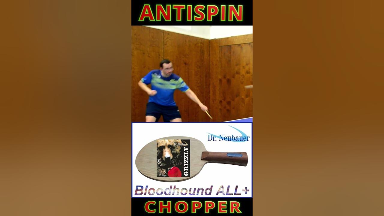 TABLE TENNIS TRAILER PREVIEW MODERN CHOPPER WITH ANTISPIN RUBBER