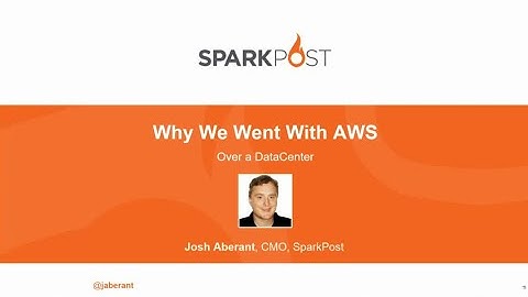 AWS re:Invent 2017: Why We Chose AWS over a Data Center (DEM47)