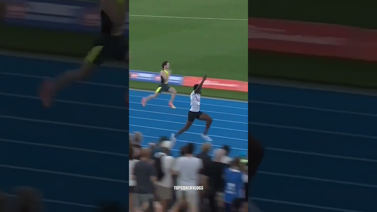 Fred Kerley the world 100m champion Did this in Australia 