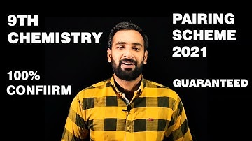 9th chemistry pairing scheme 2021 | class 9 chemistry pairing scheme 2021 | youth academy