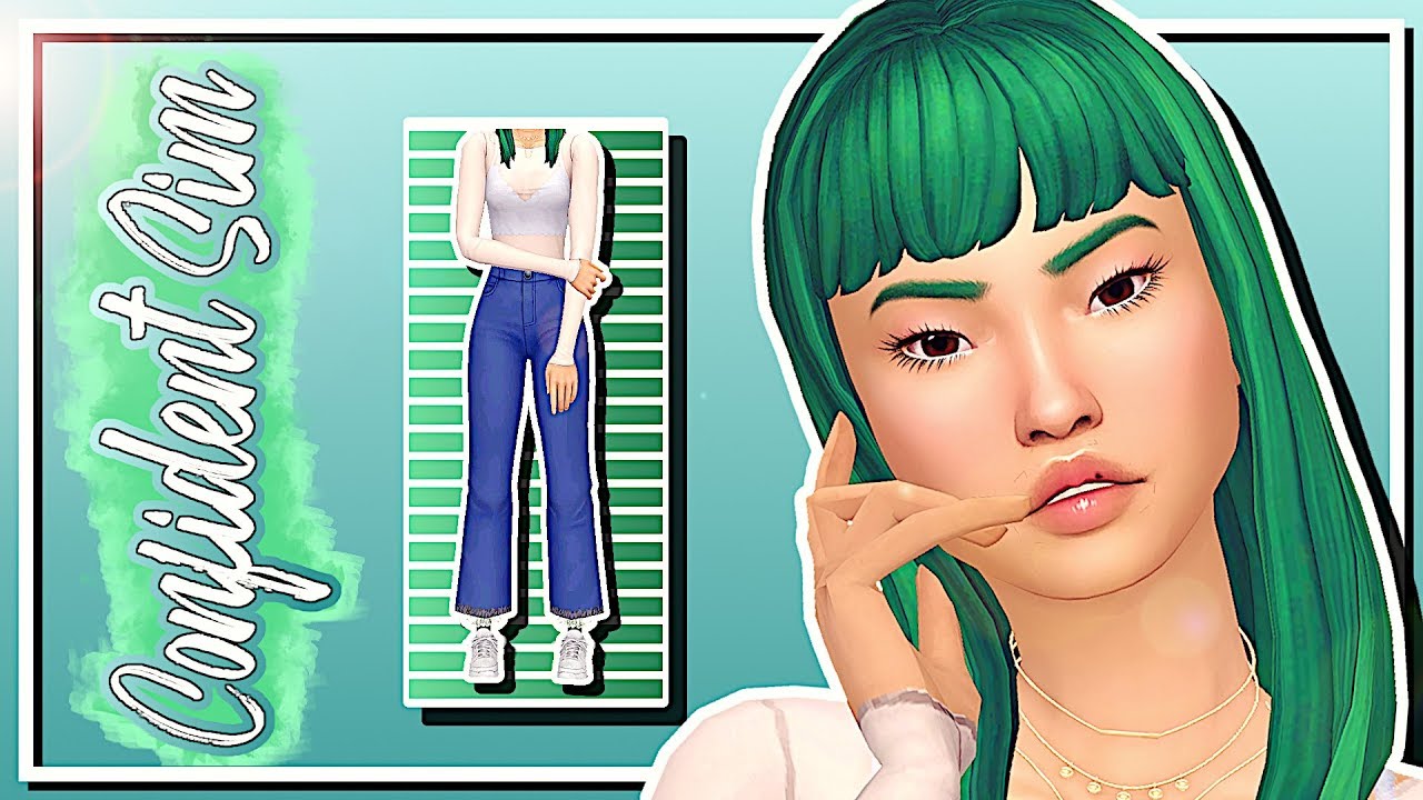 The Sims 4 CONFIDENT SIM 💚🍏 CAS + CC Links YouTube The Sims 4 CONFIDENT SIM 💚🍏 CAS + CC Links YouTube