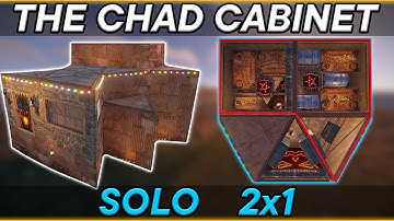 THE CHAD CABINET - SOLO 2x1 BUNKER Rust Base Design 2022