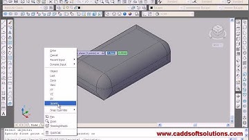 AutoCAD 3D Modeling Basic Tutorial Video for Beginner - 2
