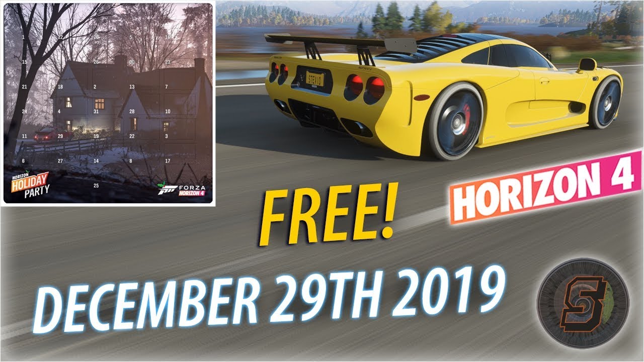 December 29TH Forzathon Shop Car Forza Horizon 4 December 29TH