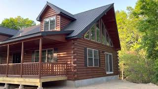 Walkthru of our newly finished Mountaineer Deluxe  Zook Cabin. Completed May 20, 2021.