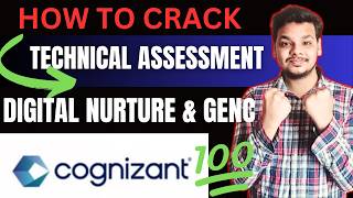 Cognizant Digital Nurture U0026 Genc  Technical Assessment  Cognizant Hiring 2027  Coding Questions