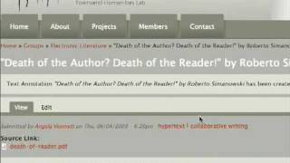 THL Tutorial 4: The Text Annotation Tool