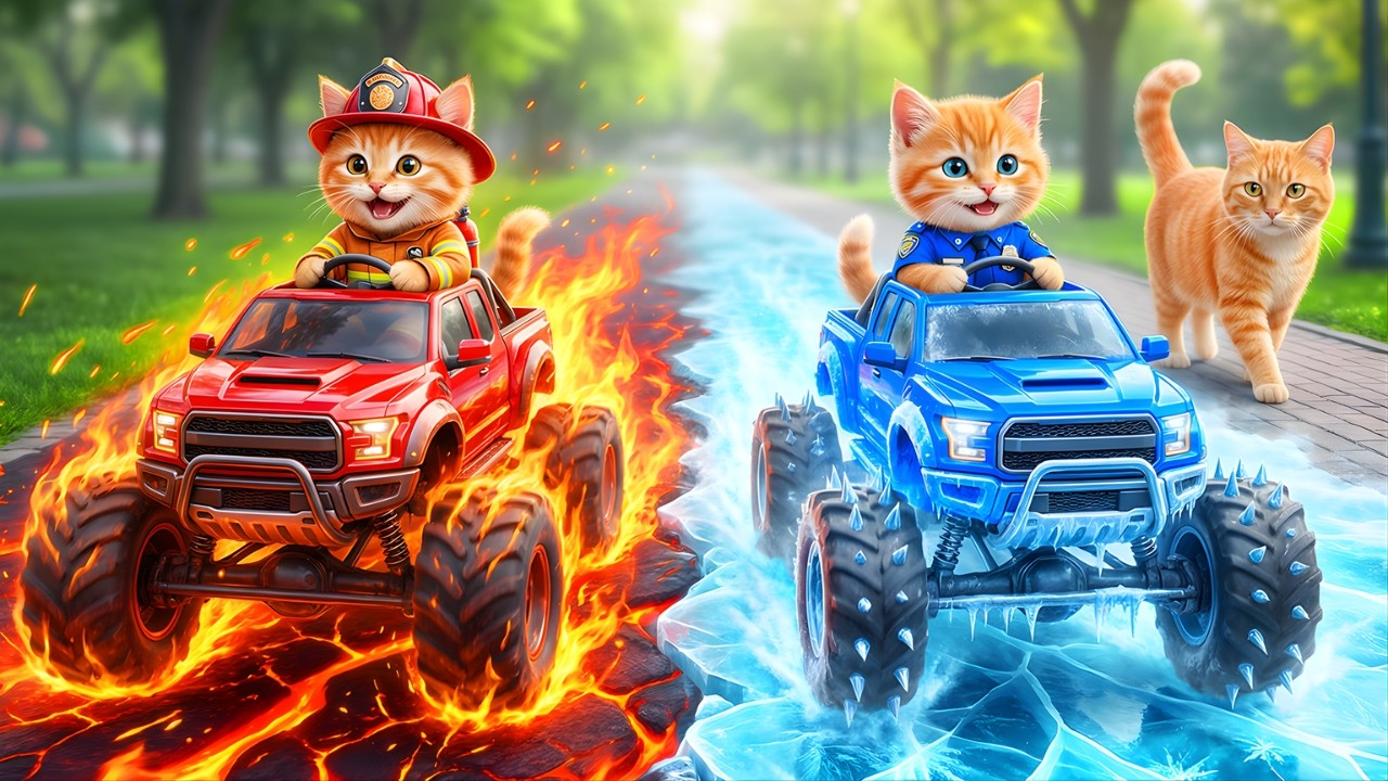 Mama Cat Trims Fur on the Farm and Makes Tiger Hat For Kittens At Home🐾🎩🐯