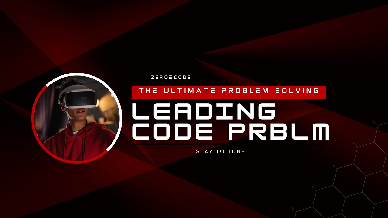 leading point | code | help the beginners| problem solving | zero2code ...