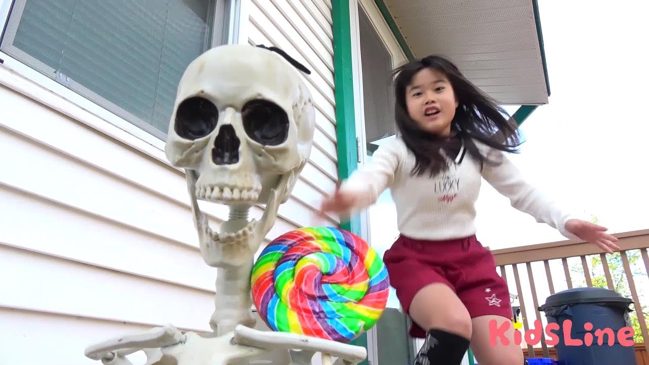 eat Lollipop candy became skeleton アメちゃん食べたら…ガイコツ