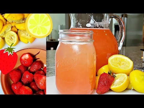 SUMMER DRINK RECIPE | How To Make Pink Lemonade