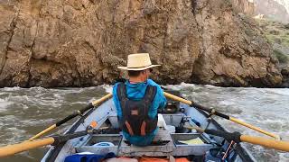 Montgomery rapid on the Owyhee River in my Willie’s Drift Boat at 4400 CFS