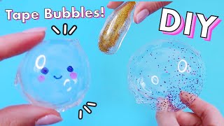 How to make Nano Tape Bubbles! THE EASIEST WAY! DIY Tape Bubbles - Viral TikTok trends