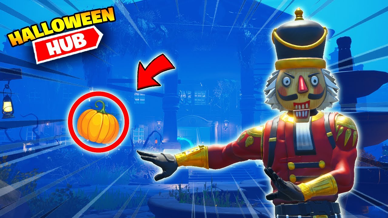 I Found all the *PUMPKINS* in the NEW Fortnite Creative Hub! (Haunted