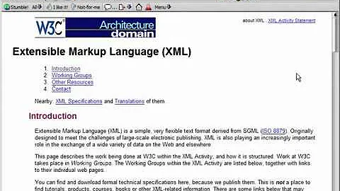 XML Tutorial   7 XML & W3C Standard