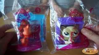 Littlest Pet Shop 2015 Mcdonalds Happy Meal Toy Review Part 2 Bags 3-4