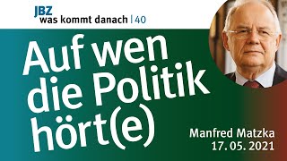 Manfred Matzka Über Die Geschichte Der Hofräte, Einflüsterer Und Spin-Doktoren I Was Kommt Danach 40