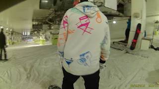 Beginner Snowboarding run at Snozone
