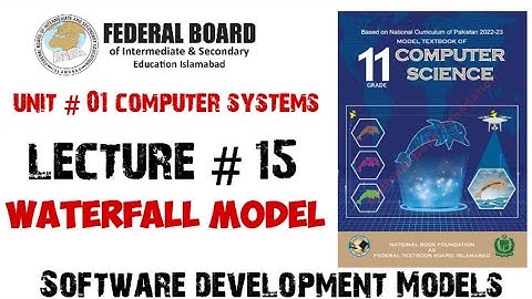 Waterfall Model | software development models | Lecture 15 #waterfallmodel #sdlc #11thclasscomputer