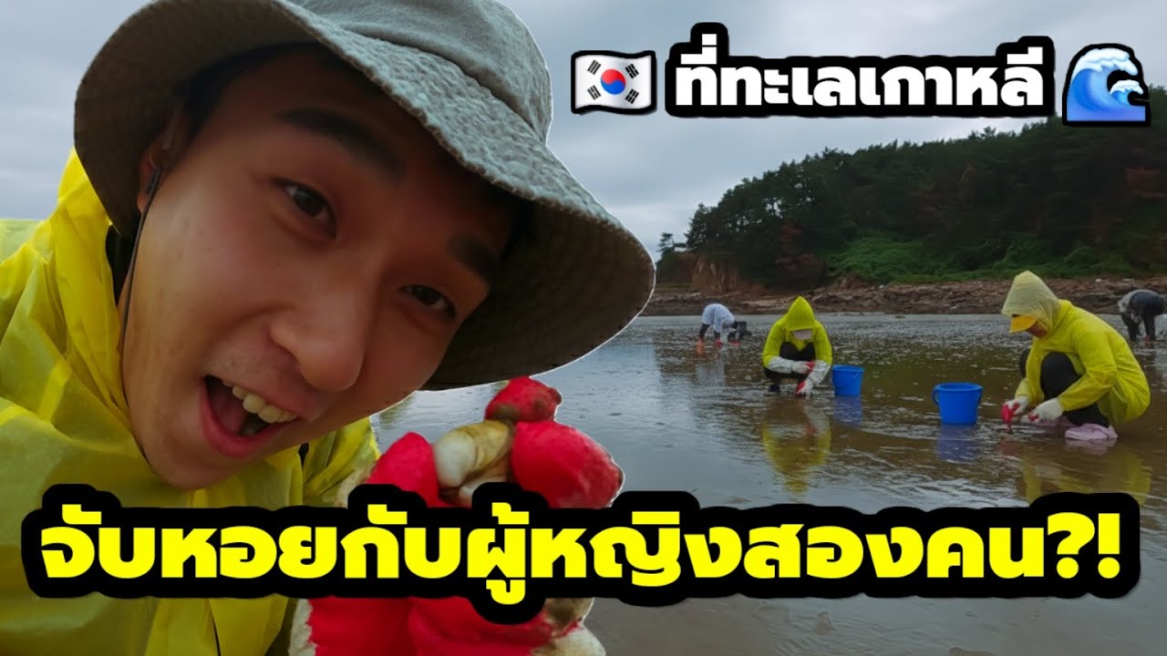 🇰🇷 หนุ่มเกาหลีไปทะเล  จับหอยกับผู้หญิงสองคน?! 😳 (EP. 103)