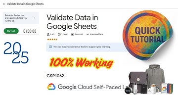 Validate Data in Google Sheets ||GSP1062 || #qwiklabs #arcade #googlecloudplatform