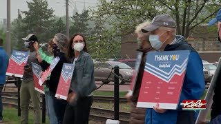Community members thank Smithfield workers