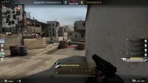 CSGO: Insane Hacker Does 180 Jumpshot Headshot on Final Guy