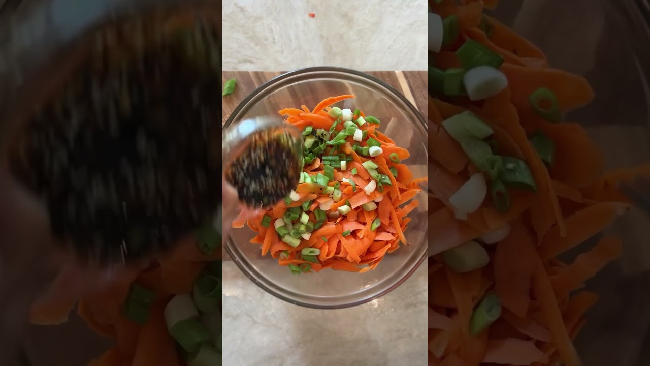 Asian Carrot Ribbon Salad