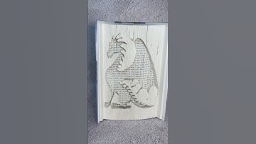 Dragon book folding art