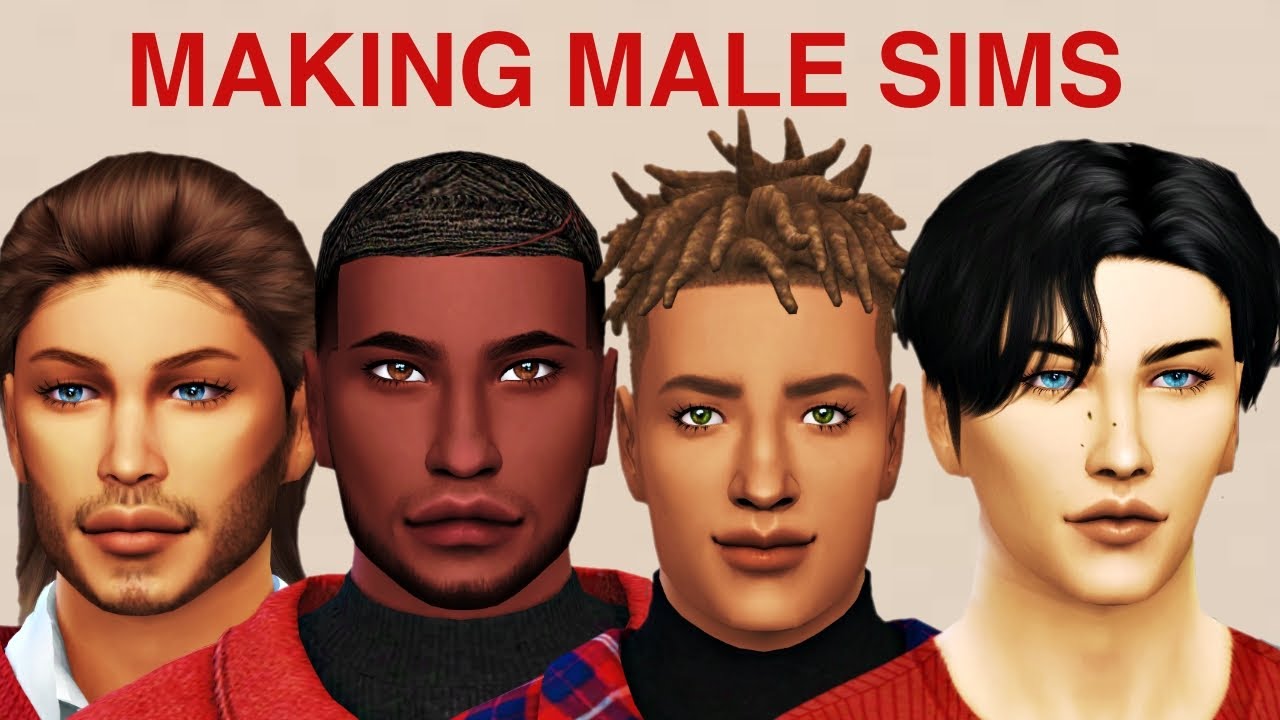 MAKING HOT MALE SIMS | Sims 4 CAS - YouTube