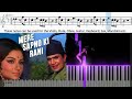 मेरे सपनो की रानी - Mere Sapno Ki Violin/Piano Notes by Sibin S S - V4 Violin #kishorekumar #hindi