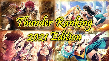 【タガタメ】Thunder Units Ranking 2021 雷ユニットランキング2021(英語)【Alchemist Code】