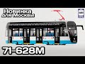 🇷🇺Новинка от УКВЗ. Трамвай 71-628М. Единая стилистика «Московский Транспорт» | Tram for Moscow