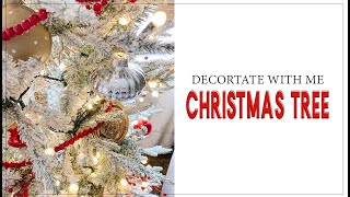 CHRISTMAS TREE DECORATING 2020 | SOFT RED AND WHITE THEME | DECORATE WITH ME FOR CHRISTMAS | 2020 screenshot 3