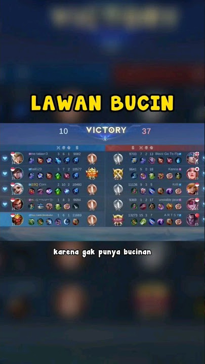 AKU MELAWAN 6 PLAYER BUCIN 😈