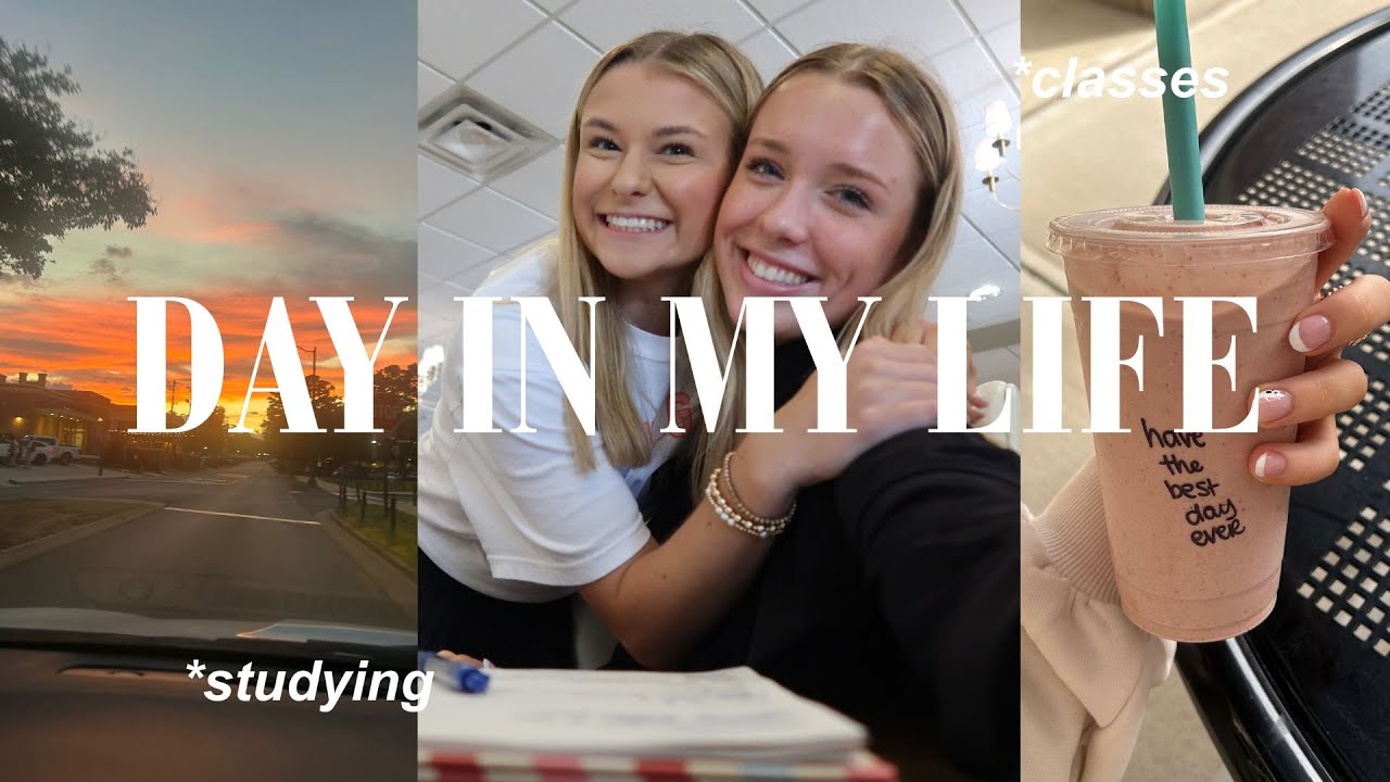 DAY IN MY LIFE | college freshman, going to class, studying - YouTube