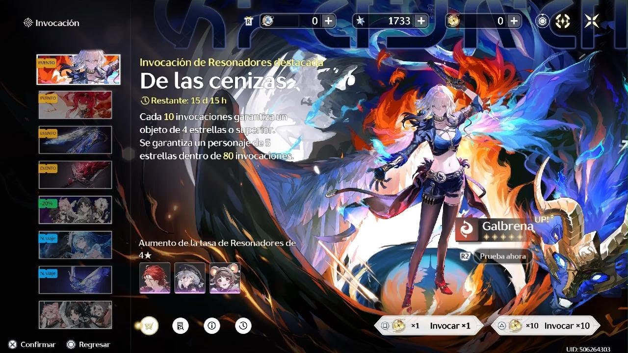 Galbrena en 10 Tiradas [F2P] Wuthering Waves 💎🔥