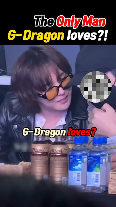 The Only Man G-Dragon Loves?  #kpop #kpopnews