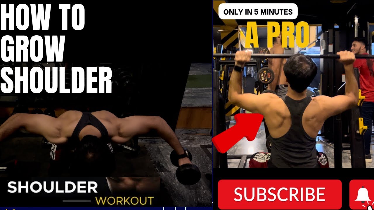 How To Grow Shoulders Shoulder Workout YouTube