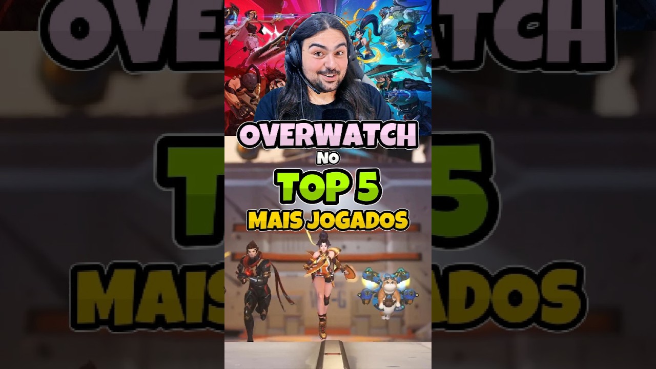 OVERWATCH NO TOP 5 DOS MAIS JOGADOS DA STEAM 