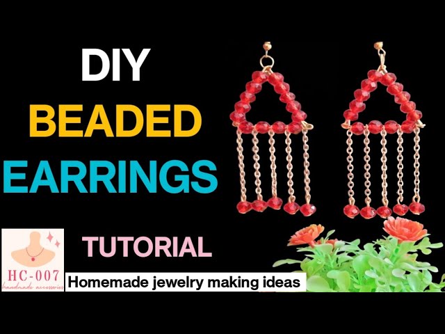 Handmade Thread Earrings Ideas | How To Make Earrings At Home | DIY Jewelry  Ideas | Creation&you - YouTube