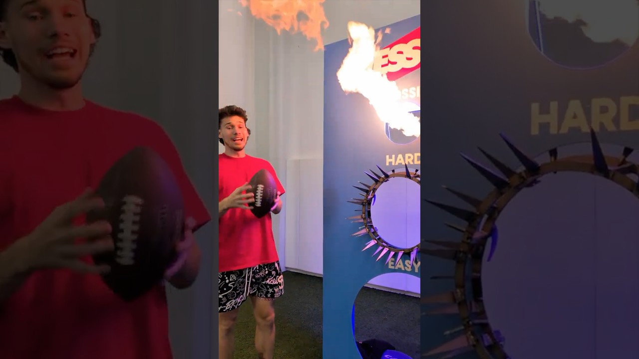 IMPOSSIBLE Football Throw!