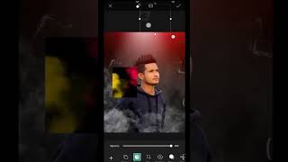 PicsArt Creative Color Smoke Effect Photo Editing || picsart background change #shorts screenshot 1