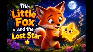 The Little Fox and the Lost Star ⭐🦊 | A Heartwarming Cartoon Story for Kids