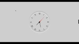 Analog Clock using html, css and javascript. screenshot 3