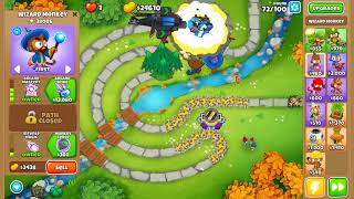 Bloons TD 6 - Park Path - Impoppable - Five Tower Only Challenge